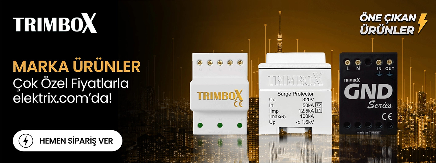 Trimbox ürünleri elektrix.com'da!