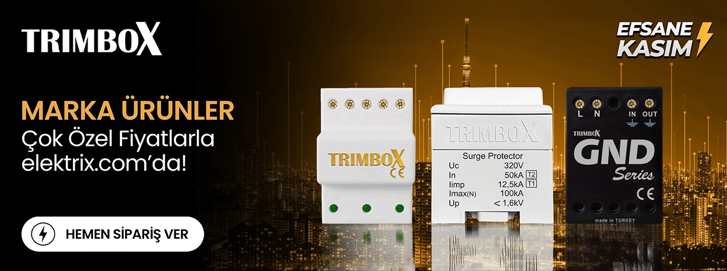 Trimbox ürünleri elektrix.com'da!