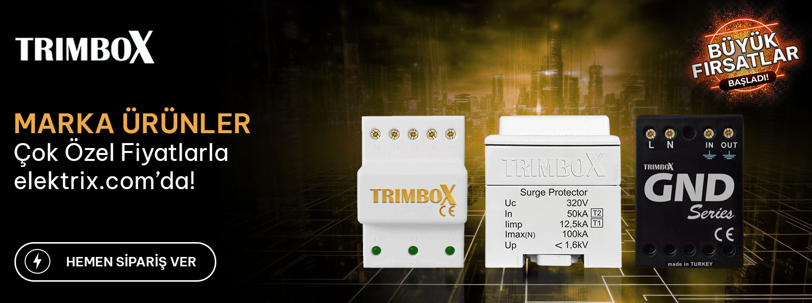 Trimbox ürünleri elektrix.com'da!