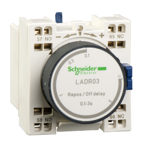 SCHNEIDER ELECTRIC TESYS ZAMAN GECİKME YARDIMCI KONTAK BLOĞU 1NA+1NK YAYLI TERMİNALLER 3389110821895