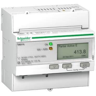 SCHNEIDER ELECTRIC A9MEM3110 İEM3110 ENERJİ ÖLÇER - 63 A - 1 DİJİTAL G 3606480481499