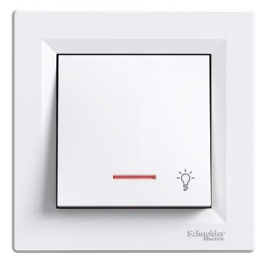 SCHNEIDER ELECTRIC ASFORA EPH1800121 IŞIK İŞARETLİ IŞIKLI LİHT BUTON (ÇERÇEVELİ) 3606480525858