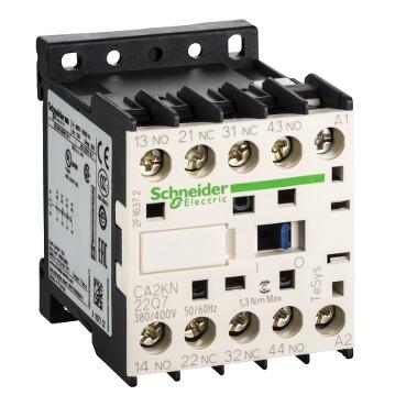 SCHNEIDER ELECTRIC CA2KN22Q7 TESYS K KONTROL RÖLESİ 2 NA + 2 NK <= 690 V 380...400 V AC BOBİN 3389110481341