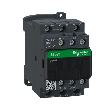 SCHNEIDER ELECTRIC CAD32BD TESYS D KONTROL RÖLESİ STANDART BOBİN 3389110404166