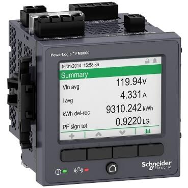 SCHNEIDER ELECTRIC METSEPM8240 POWERLOGİC PM8000 PM8240 PANELE MONTE ÖLÇÜM CİHAZI ARA ÖLÇÜM 3606480701931